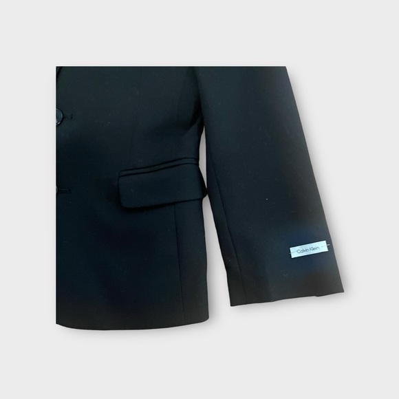 Calvin Klein Slim Black Suit Jacket - Picture 3 of 6